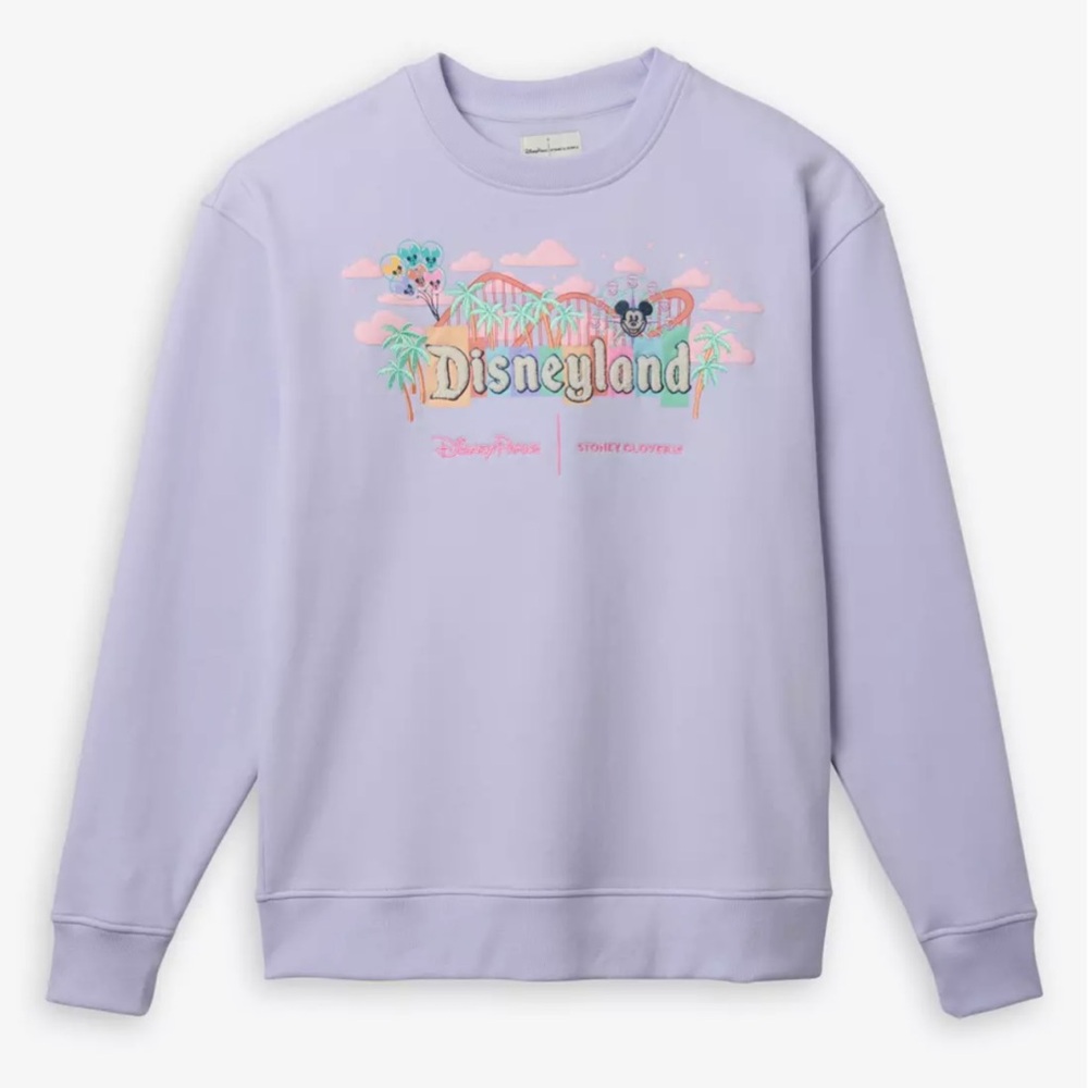 Disneyland Marquee Pullover Sweatshirt by Stoney Clover Lane Lavender